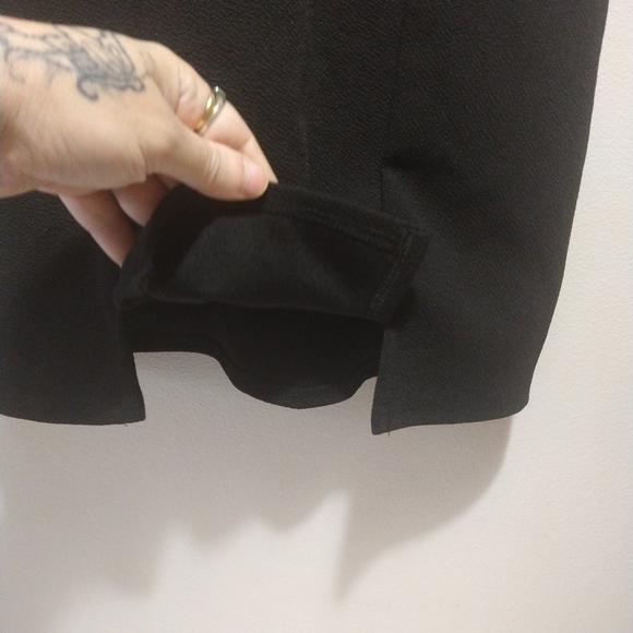 Aqua Youth Solid Black A-line Sleeveless Dress - Picture 2 of 16